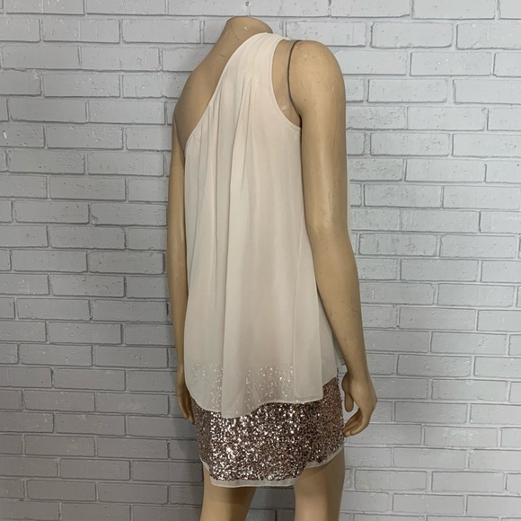 Aidan By Aidan Mattox Sequin One Shoulder Dress - Picture 16 of 16